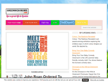 Tablet Screenshot of greenwichmums.com